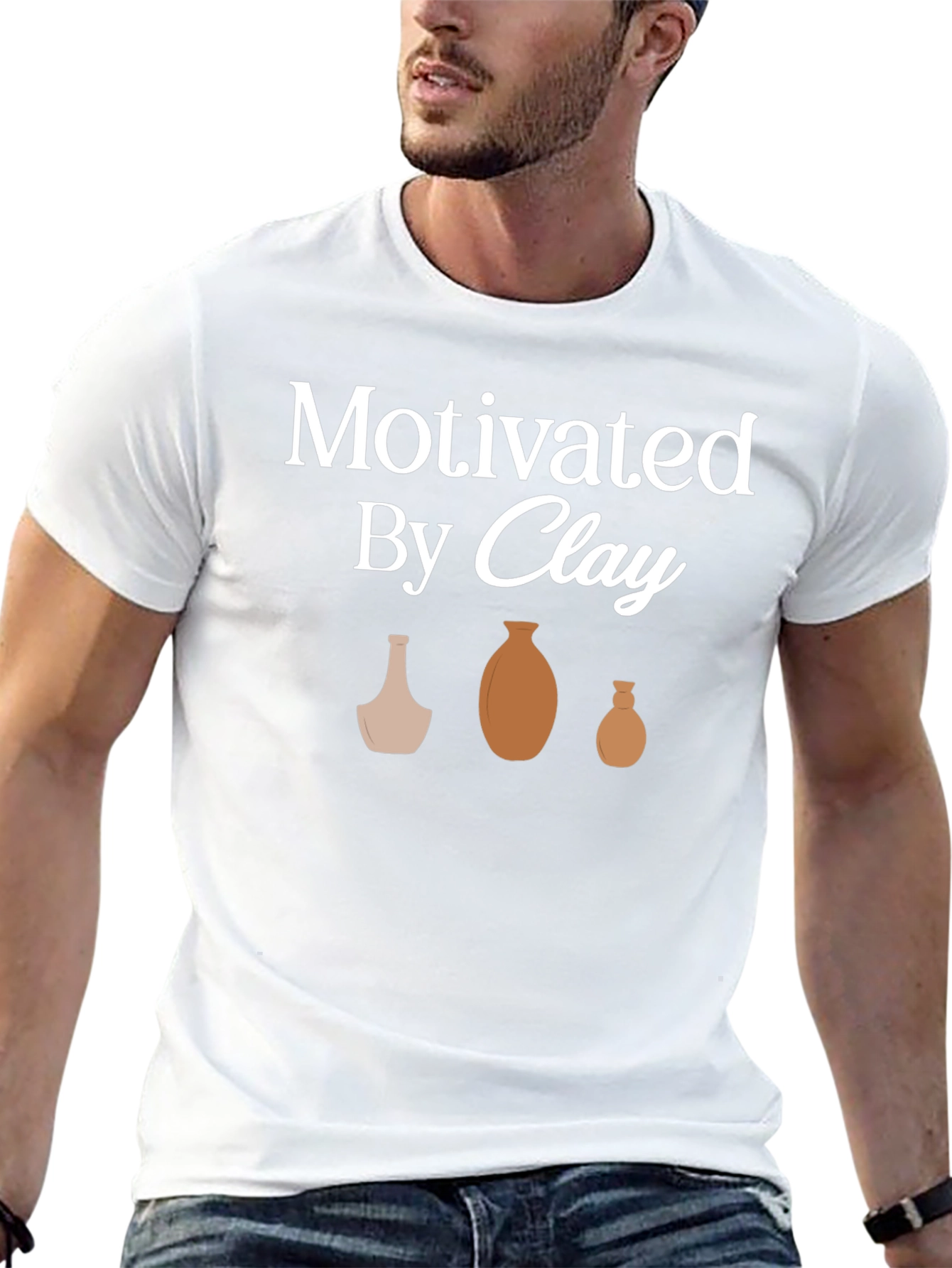 Motivated By Clay Pottery Graphic T-Shirt