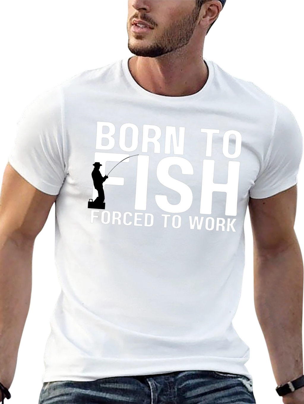 Born to Fish T-Shirt - Funny Fishing Tee