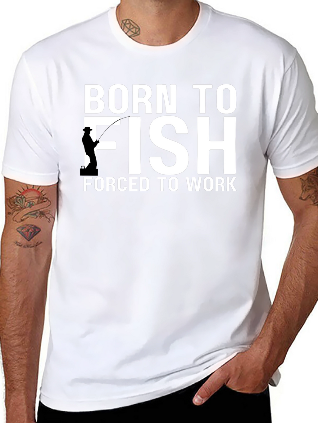 Born to Fish T-Shirt - Funny Fishing Tee
