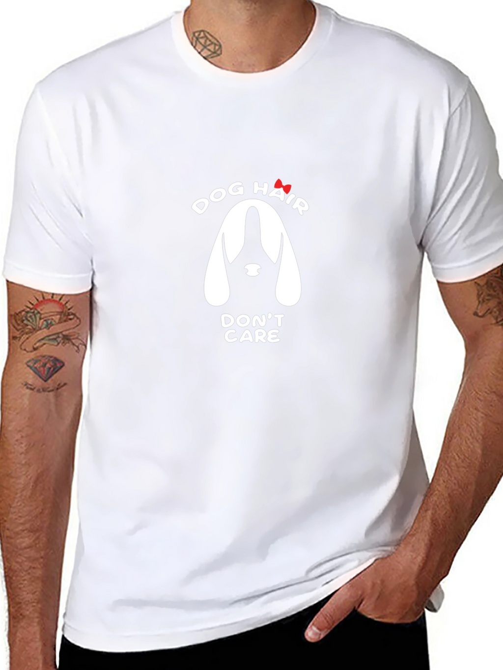 Dog Hair Dont Care Graphic Tee