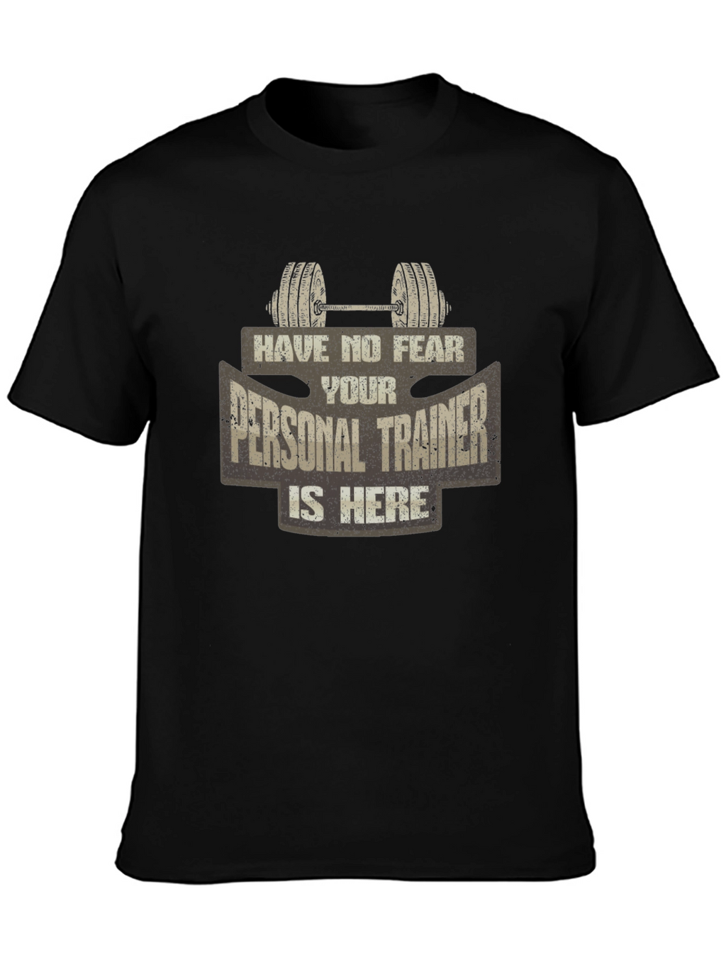 Personal Trainer Graphic Tee - No Fear Gym Shirt