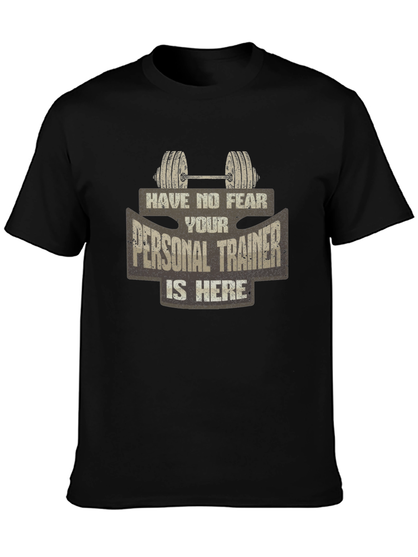 Personal Trainer Graphic Tee - No Fear Gym Shirt