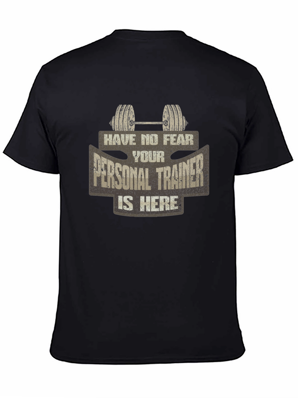 Personal Trainer Graphic Tee - No Fear Gym Shirt
