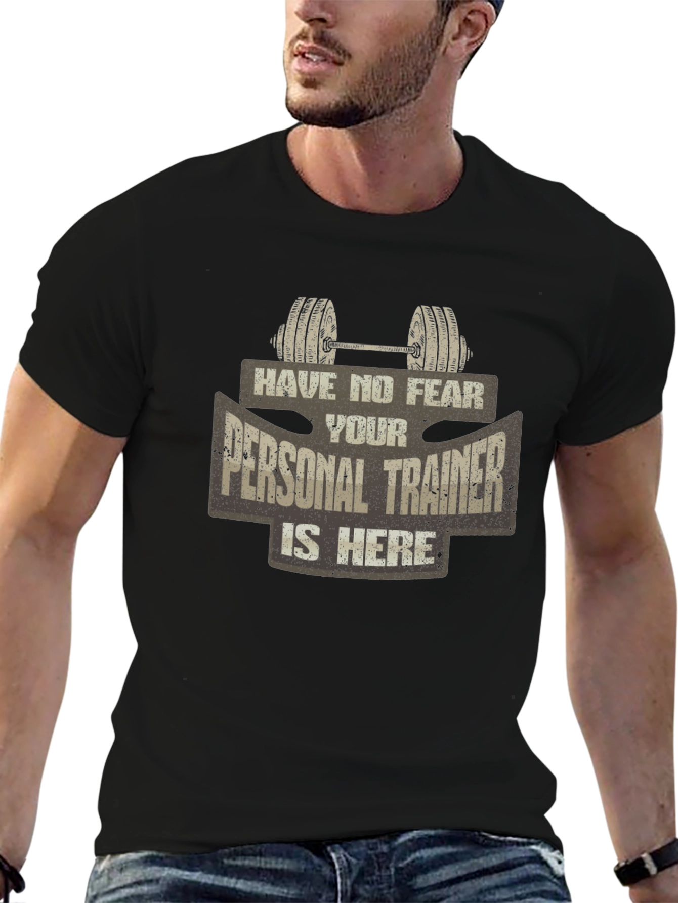 Personal Trainer Graphic Tee - No Fear Gym Shirt