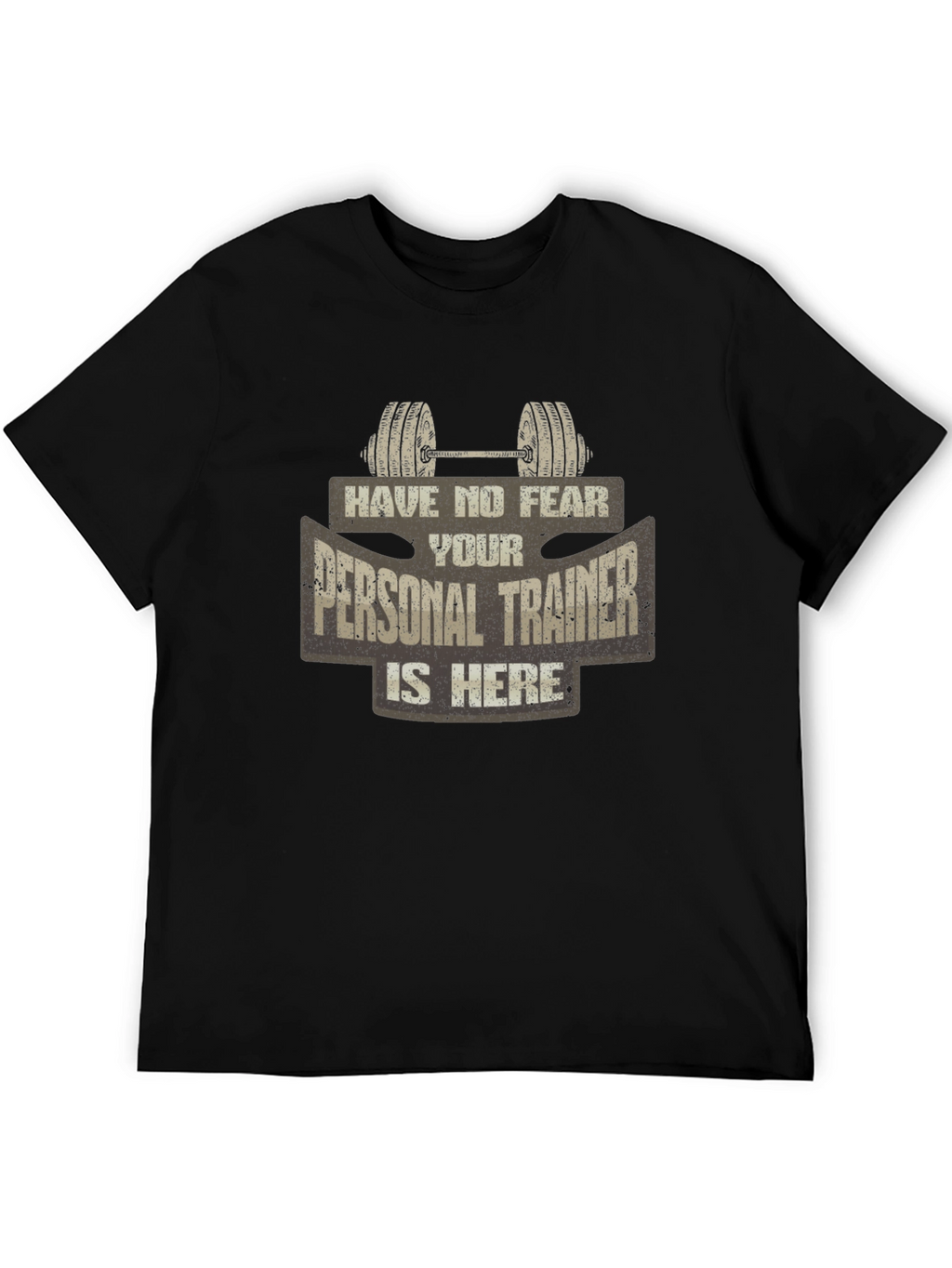 Personal Trainer Graphic Tee - No Fear Gym Shirt