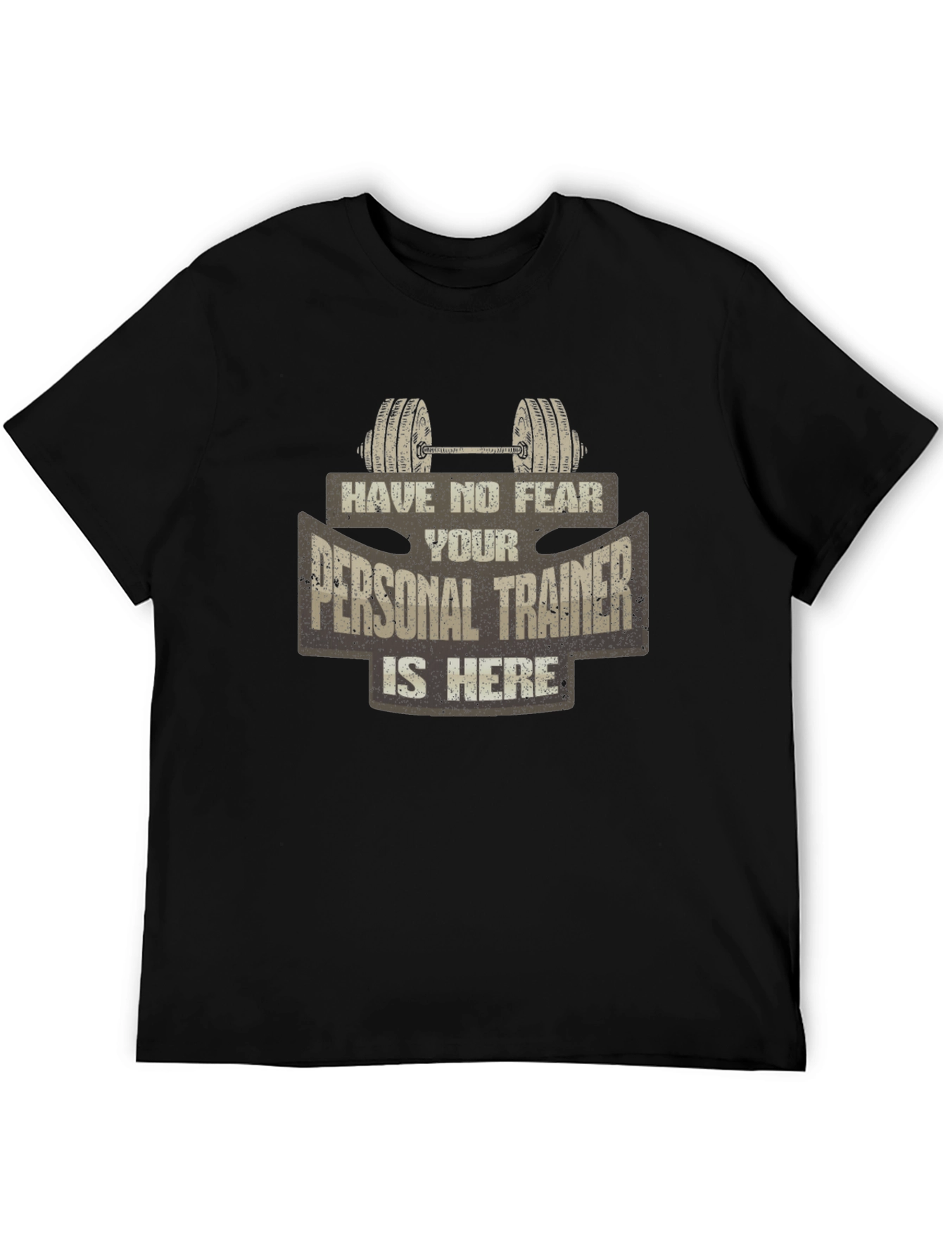 Personal Trainer Graphic Tee - No Fear Gym Shirt