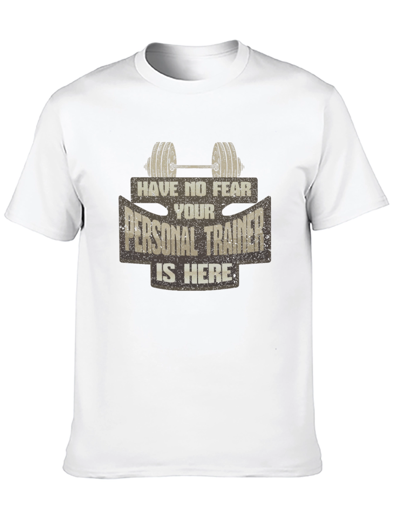 Personal Trainer Graphic Tee - No Fear Gym Shirt