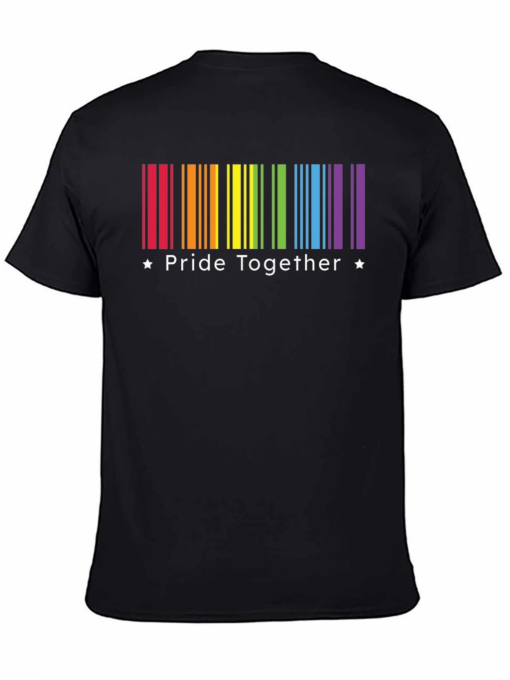 Pride Together Rainbow Barcode T-Shirt