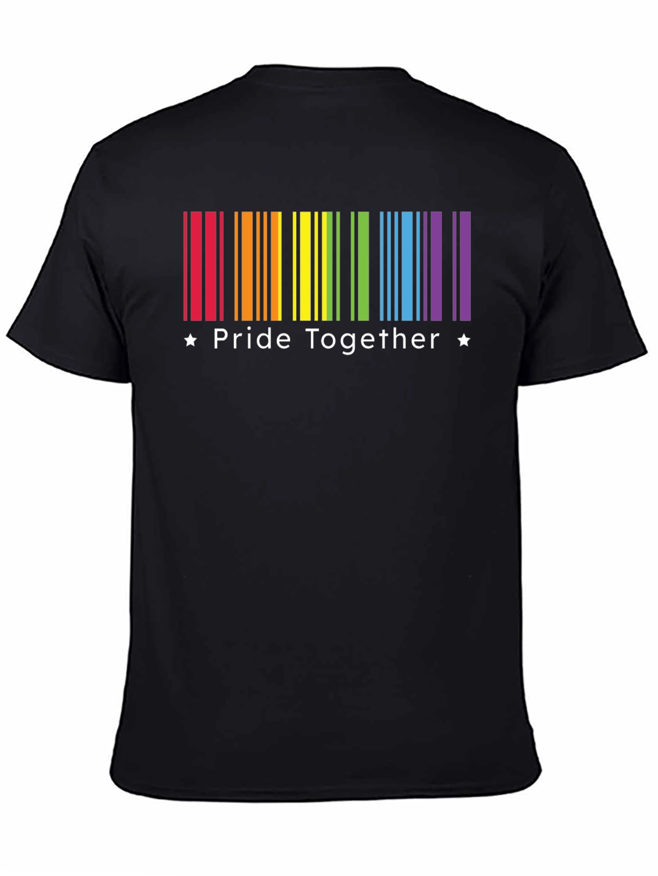 Pride Together Rainbow Barcode T-Shirt