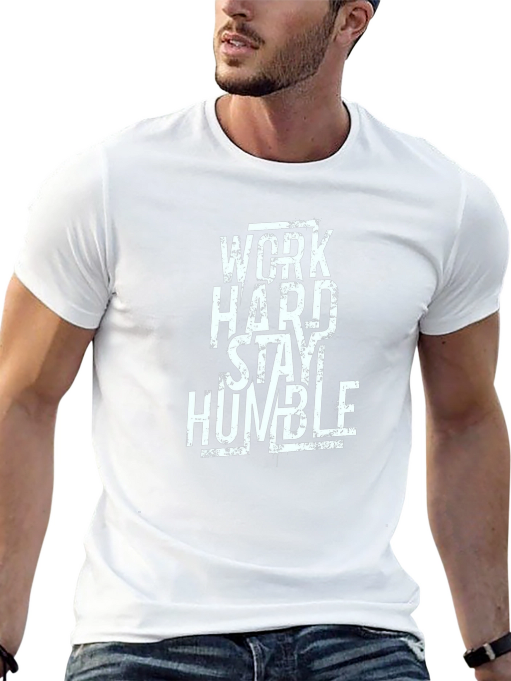 Work Hard Stay Humble Graphic T-Shirt