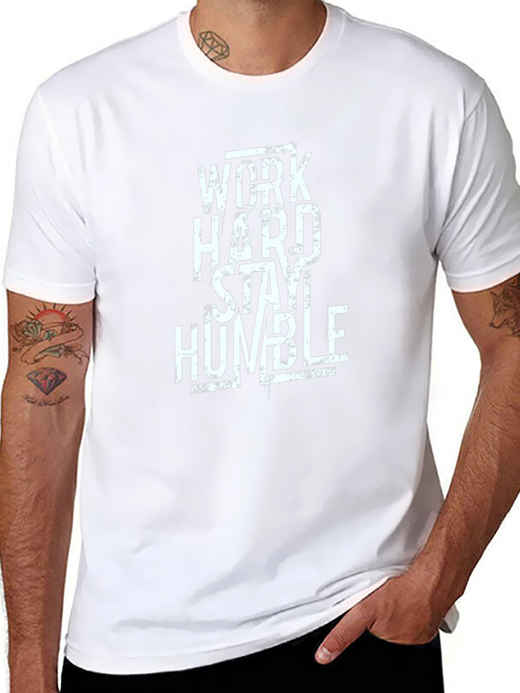 Work Hard Stay Humble Graphic T-Shirt