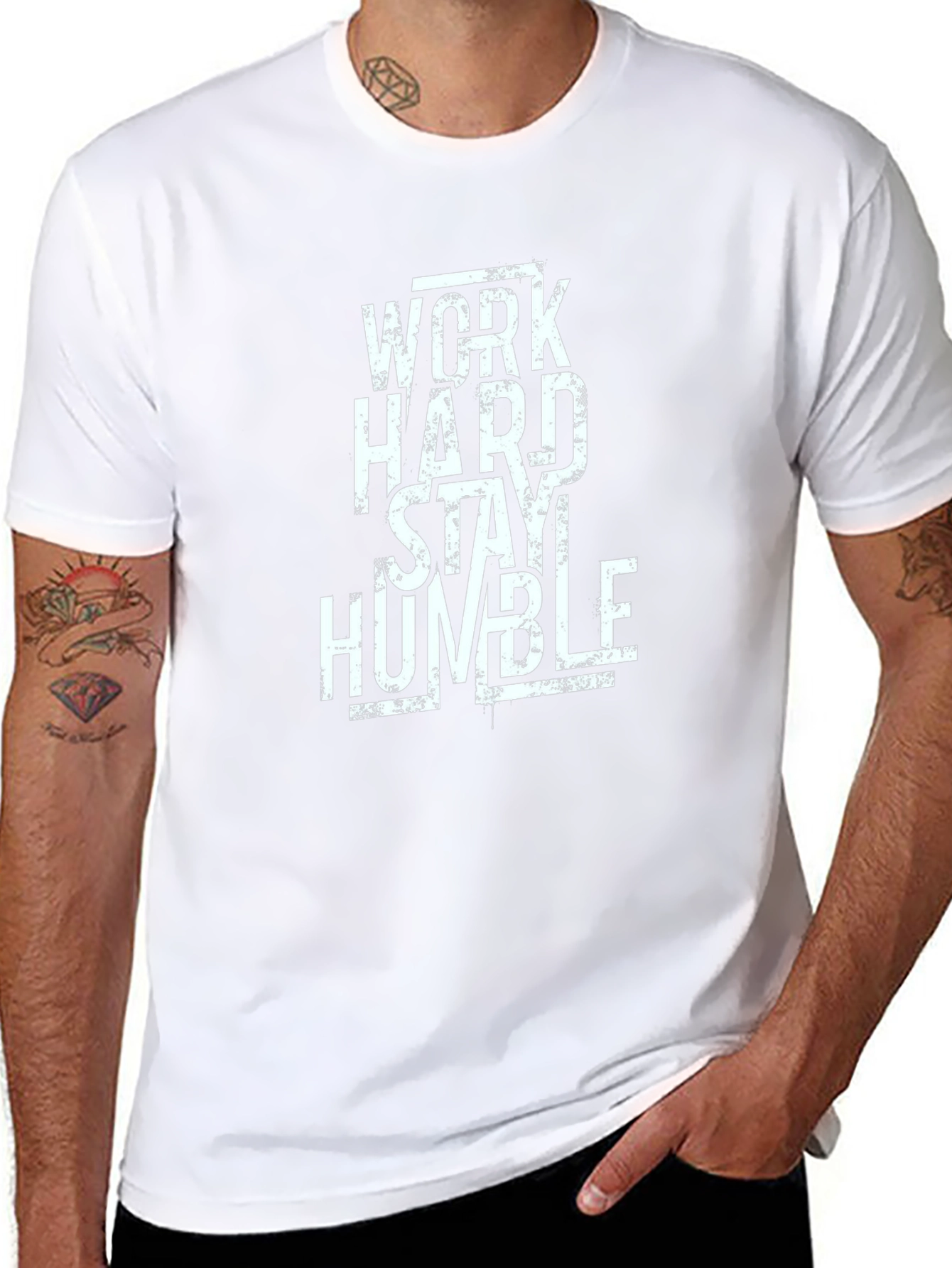 Work Hard Stay Humble Graphic T-Shirt