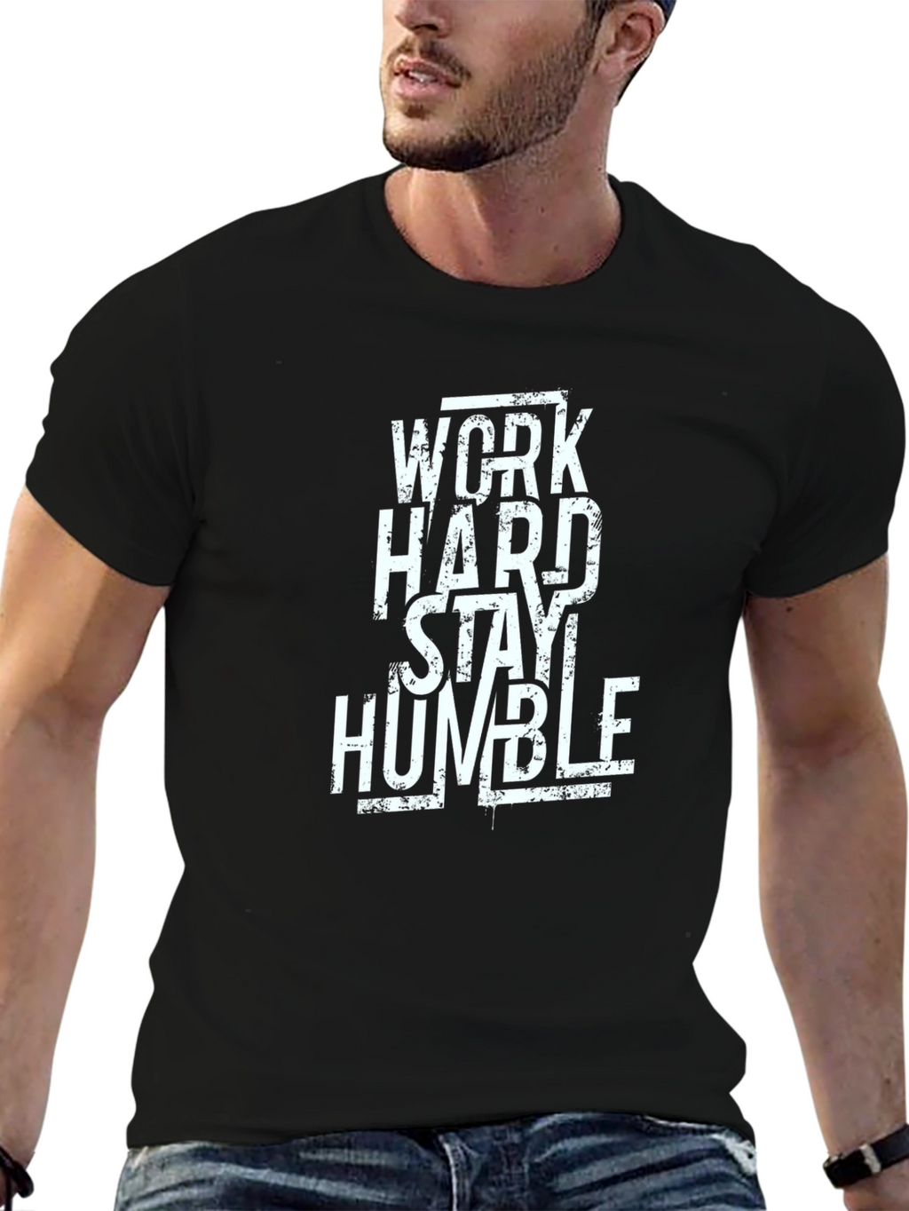 Work Hard Stay Humble Graphic T-Shirt