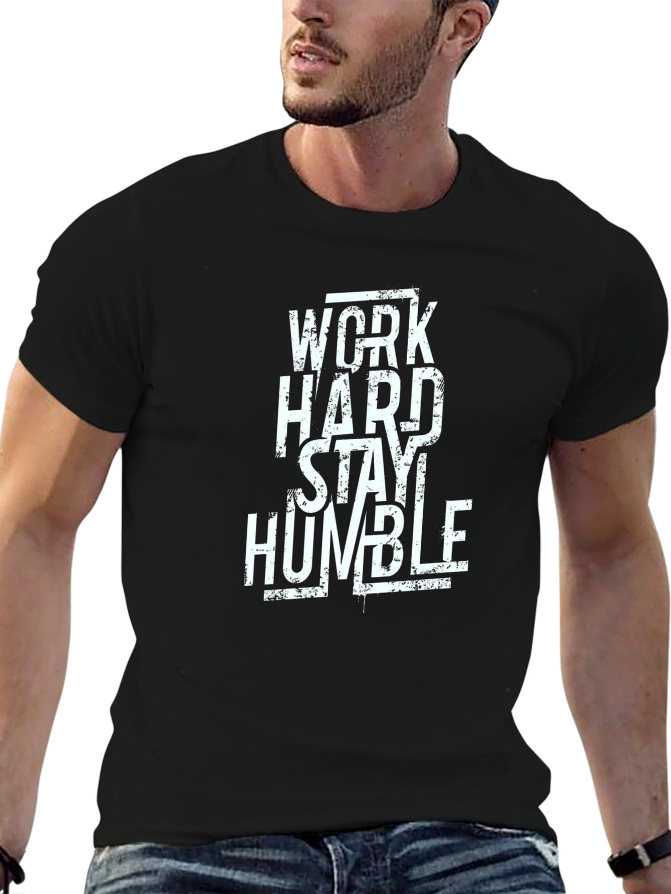 Work Hard Stay Humble Graphic T-Shirt