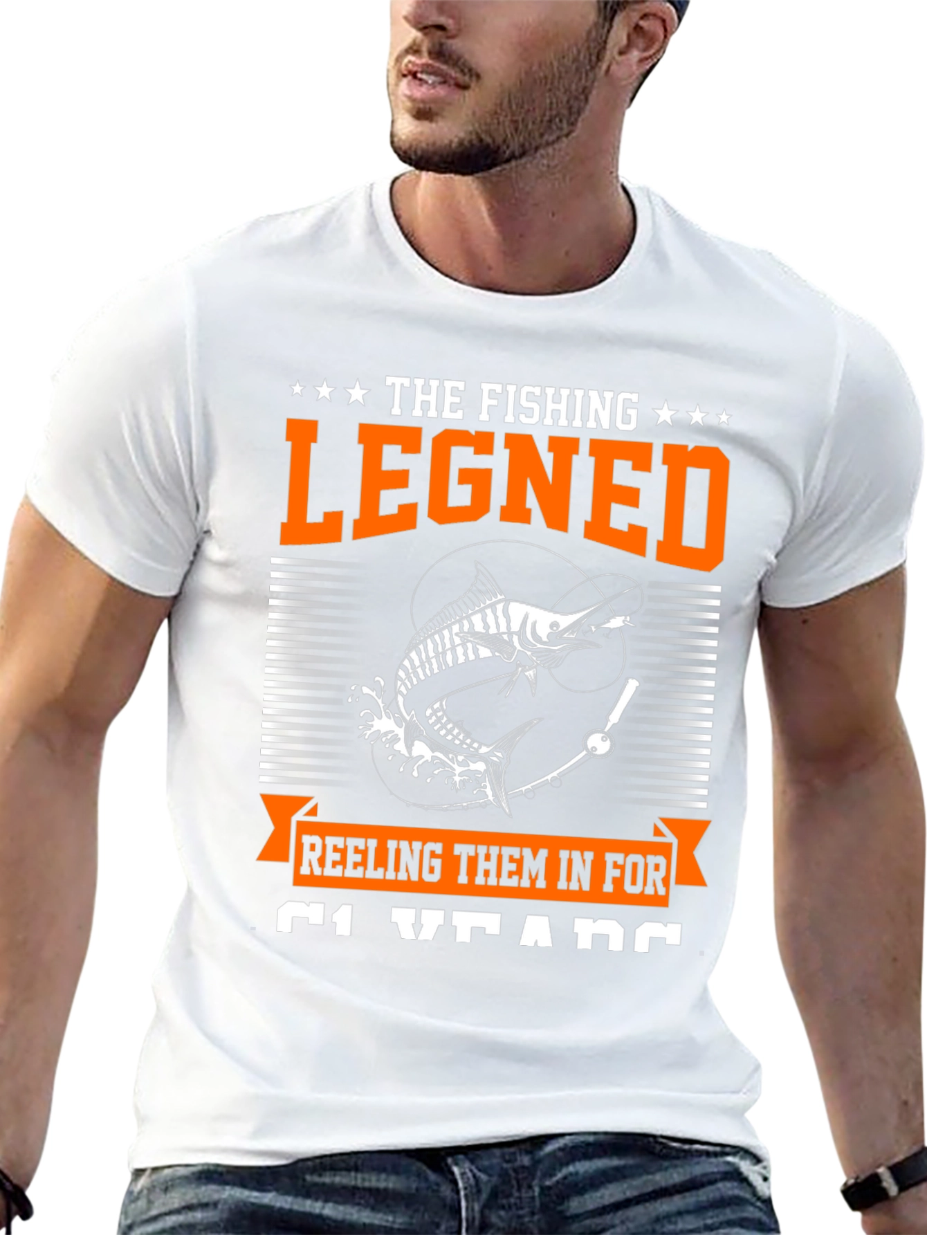 Fishing Legend Black T-Shirt