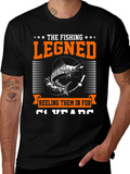 Fishing Legend Black T-Shirt