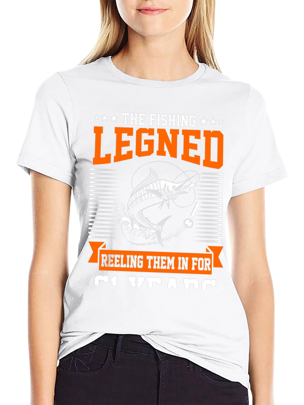 Fishing Legend Black T-Shirt