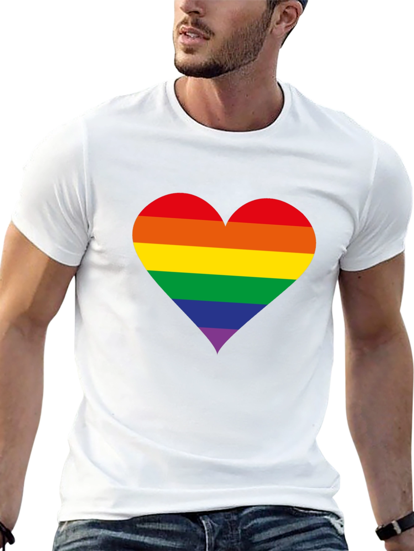 Pride Rainbow Heart T-Shirt