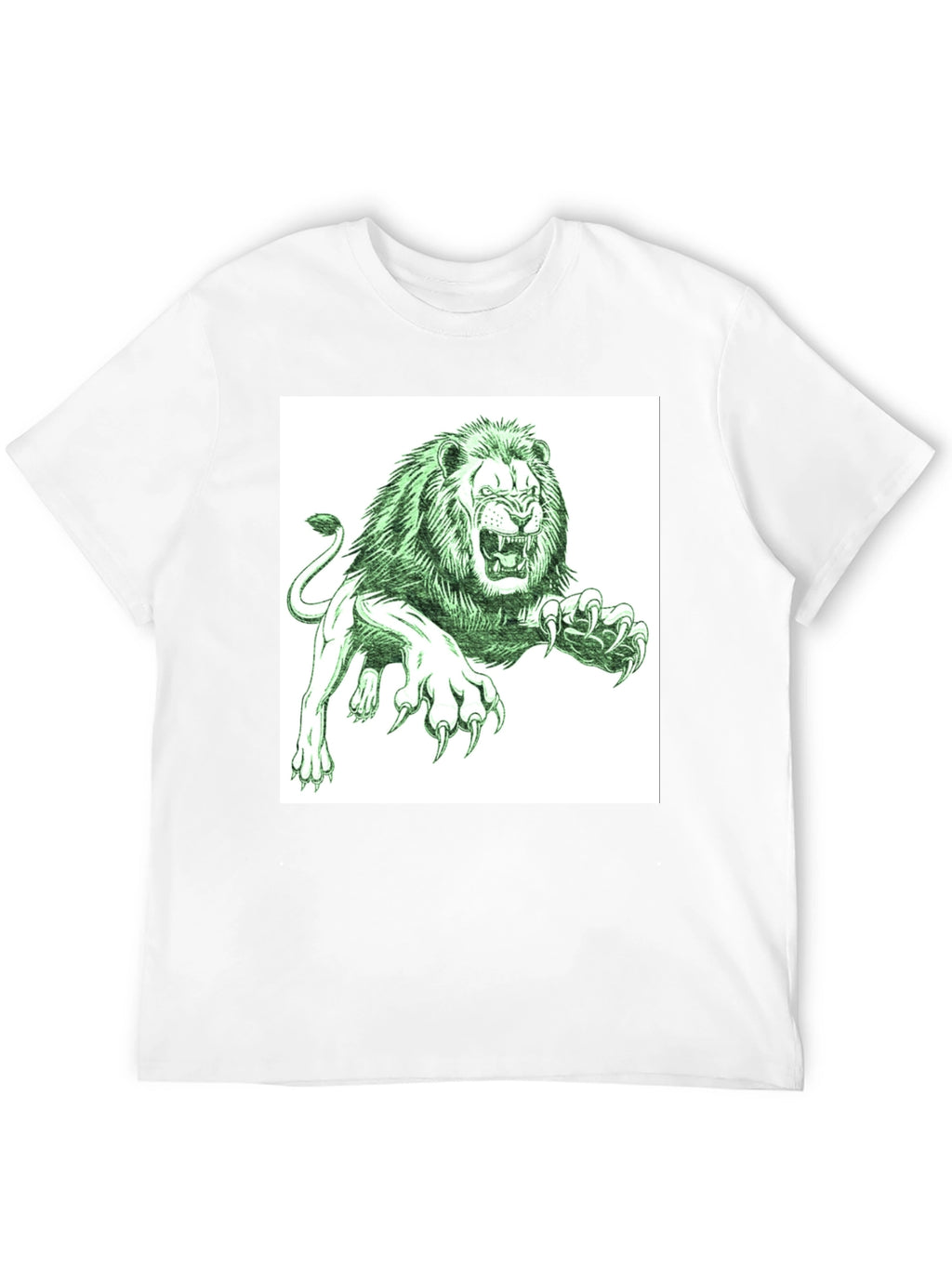 Lion Graphic Tee - Mens Short Sleeve