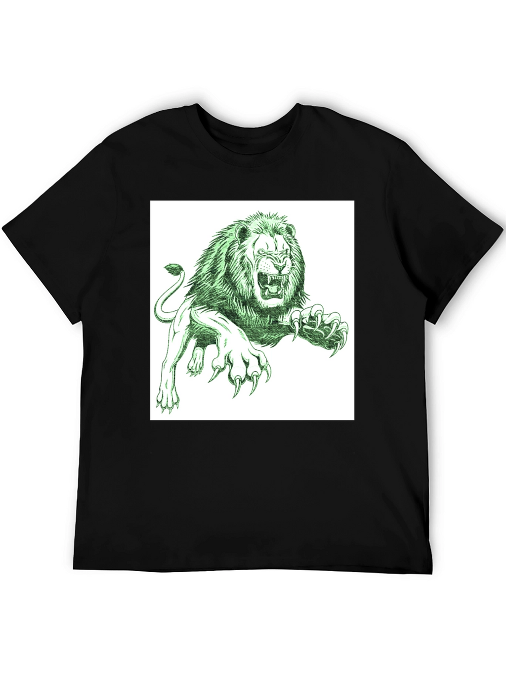Lion Graphic Tee - Mens Short Sleeve