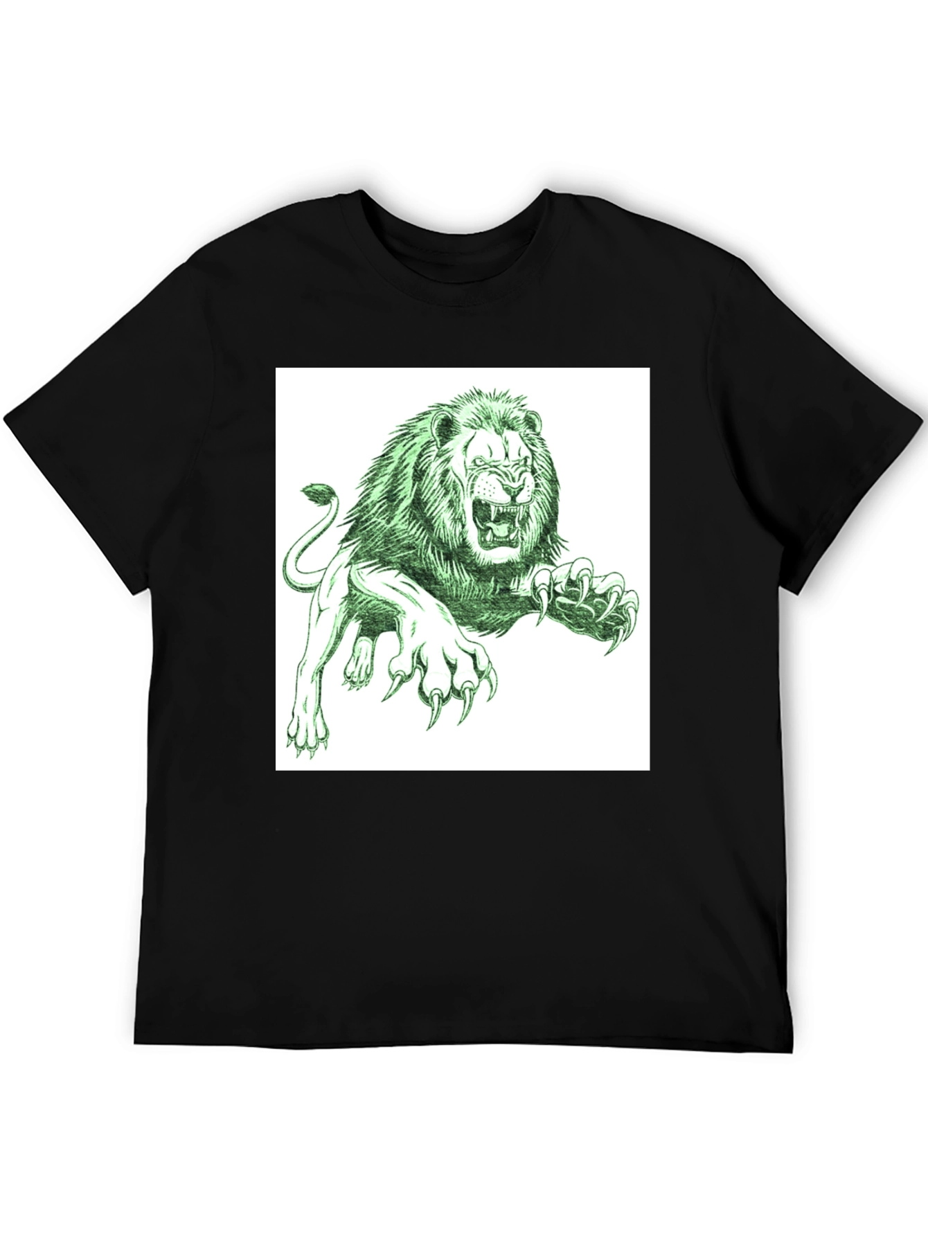 Lion Graphic Tee - Mens Short Sleeve