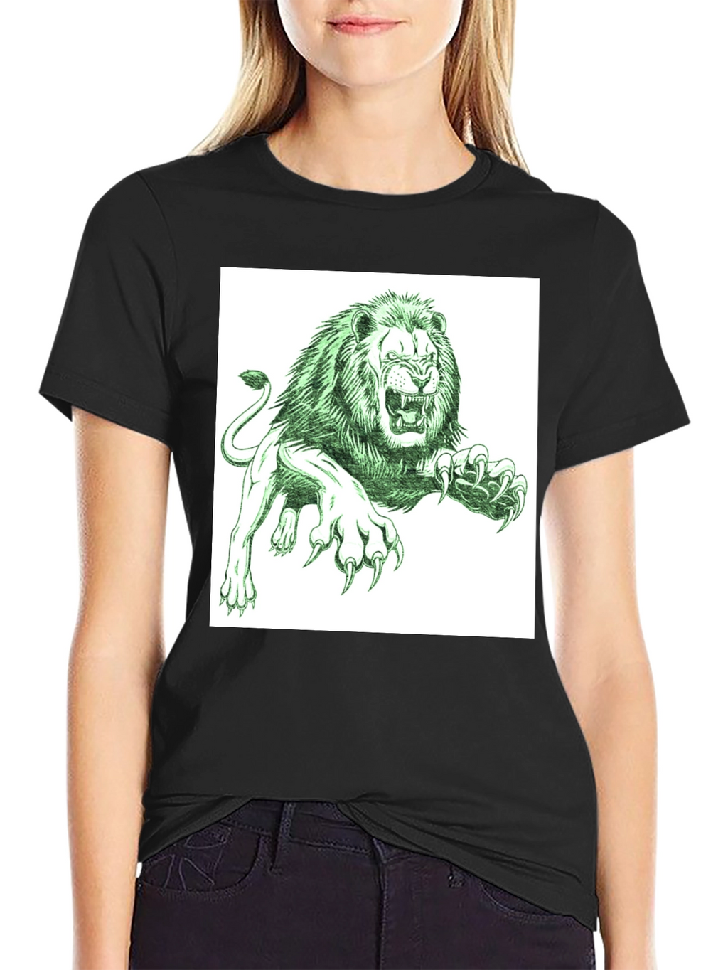 Lion Graphic Tee - Mens Short Sleeve