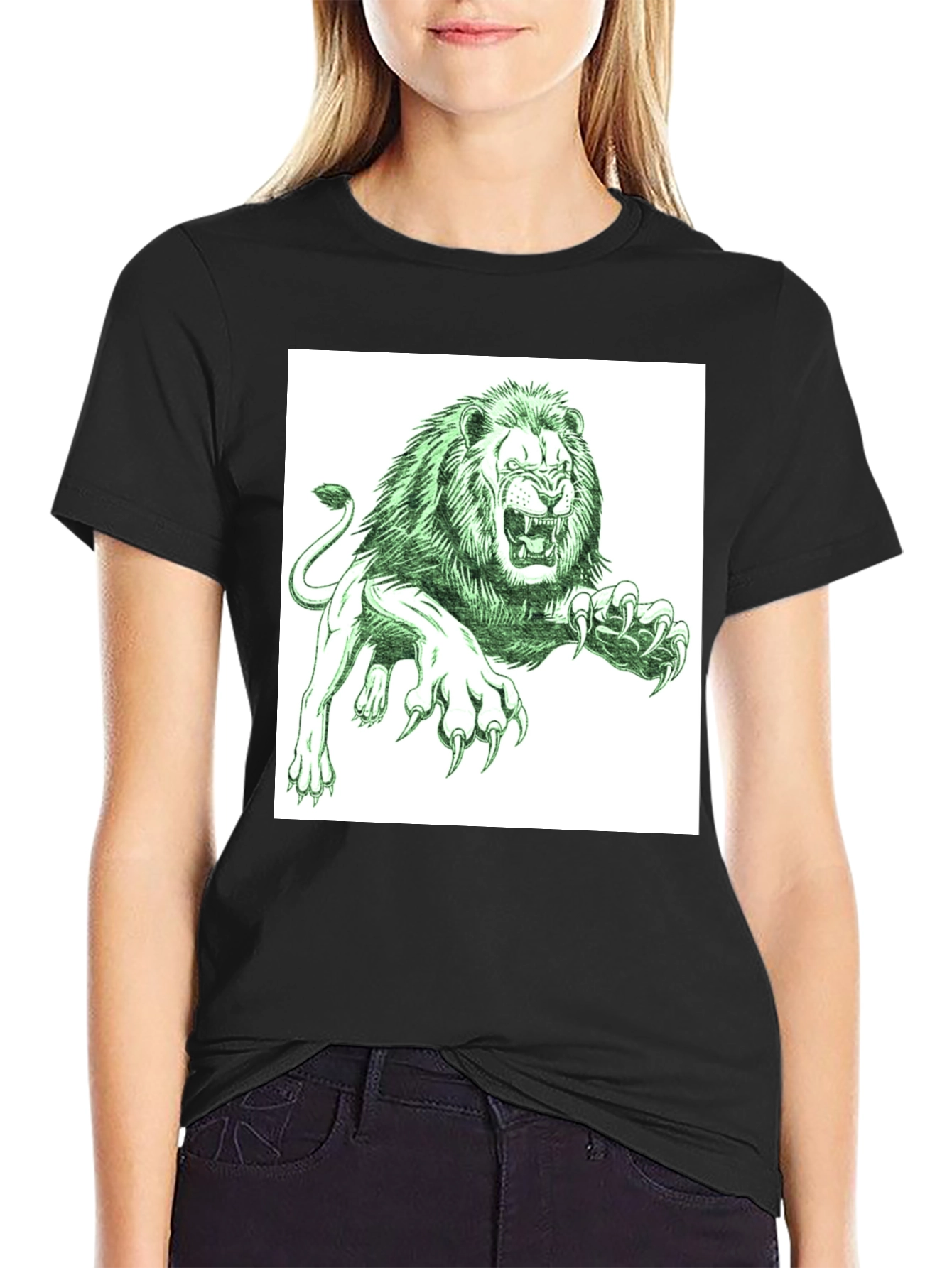 Lion Graphic Tee - Mens Short Sleeve