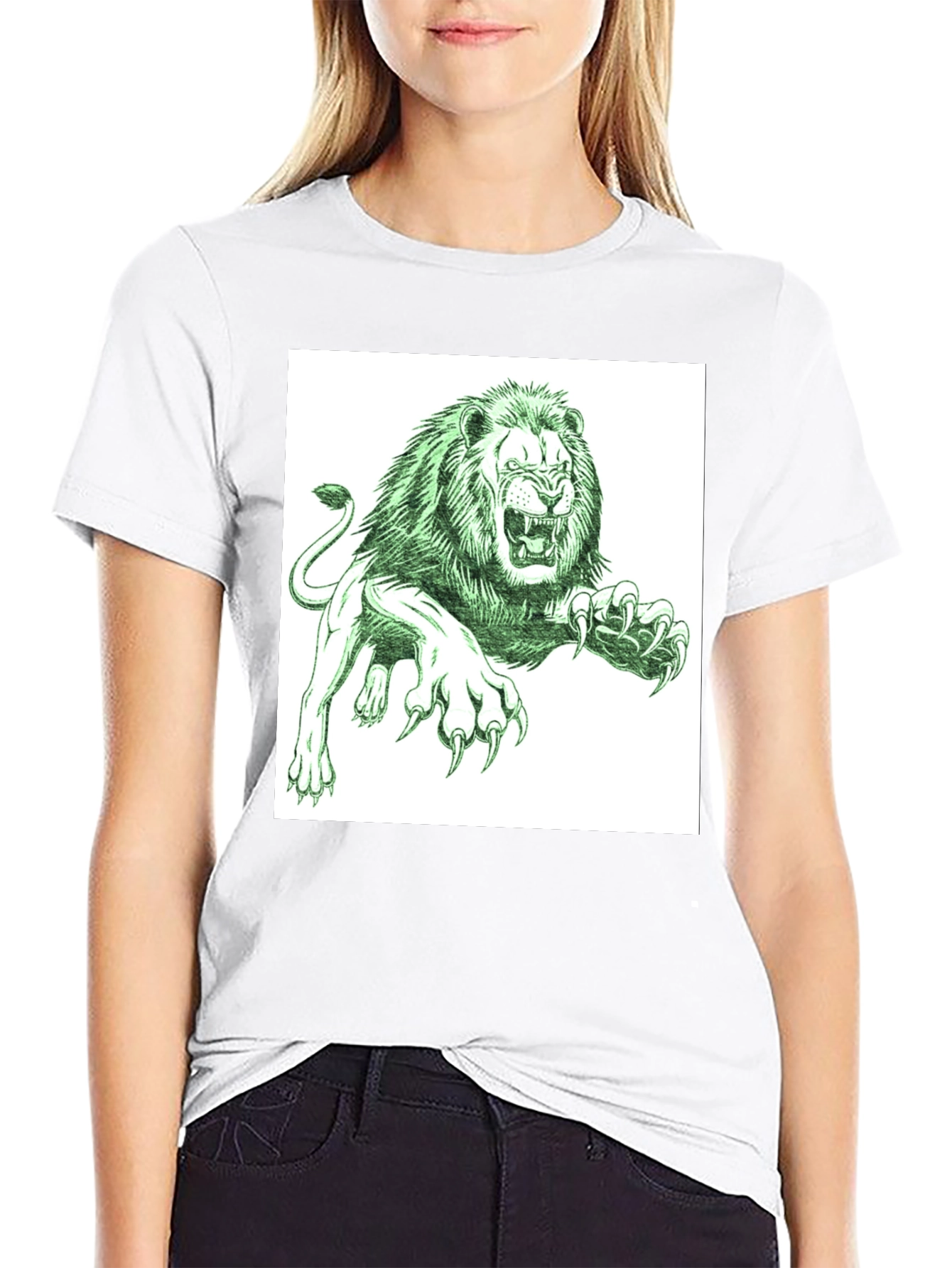 Lion Graphic Tee - Mens Short Sleeve