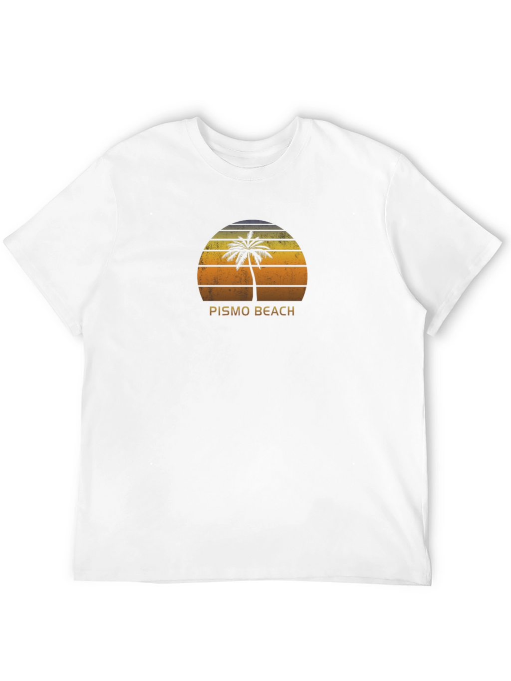 Pismo Beach Sunset Palm Tree T-Shirt