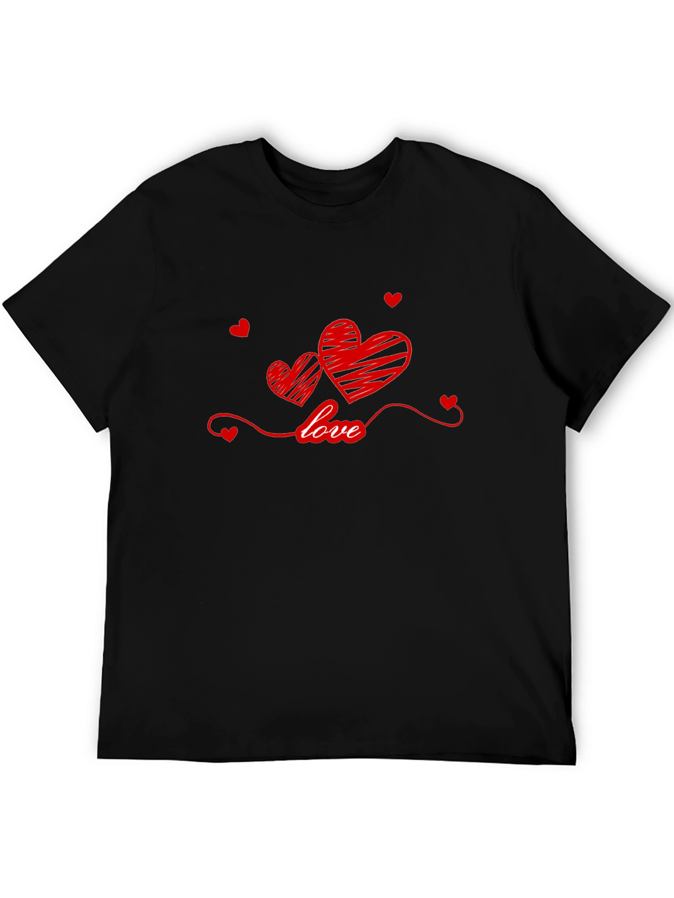 Love Hearts T-Shirt - Stylish Valentines Day Tee