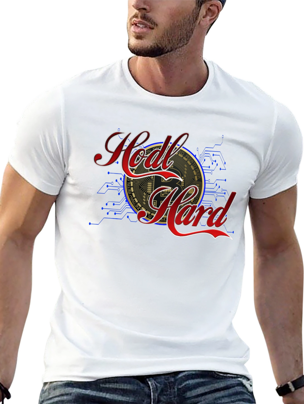 HODL Hard Bitcoin Graphic Tee