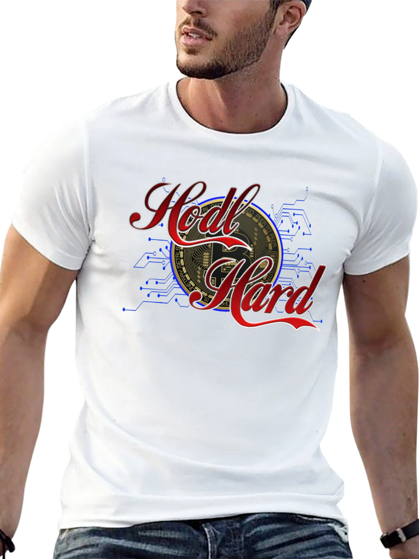 HODL Hard Bitcoin Graphic Tee
