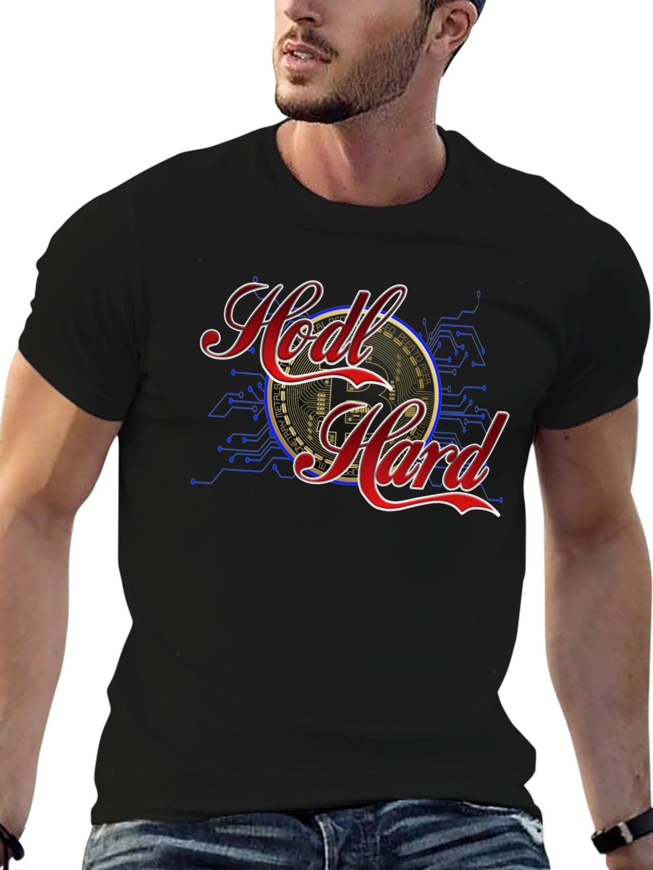 HODL Hard Bitcoin Graphic Tee