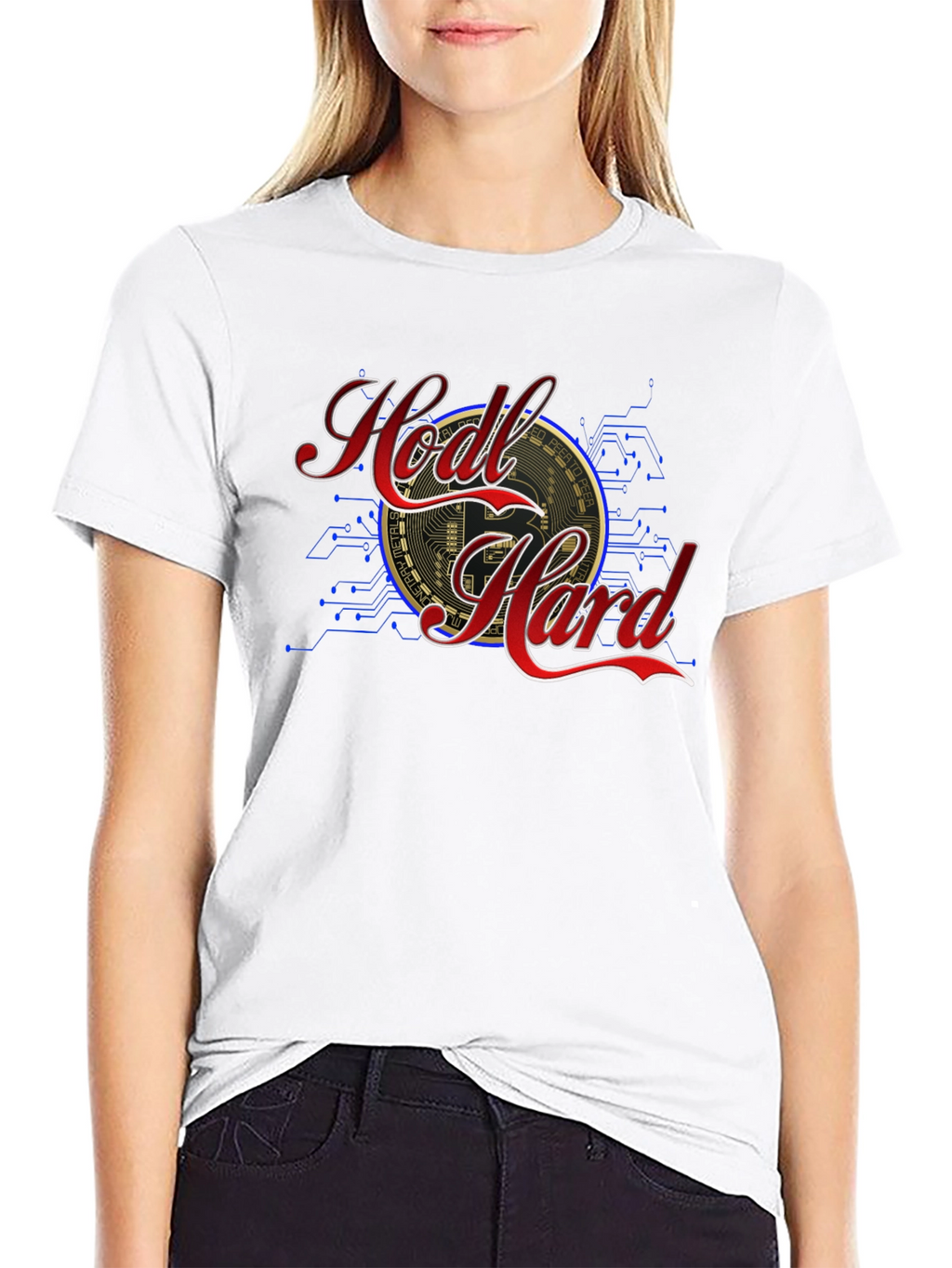 HODL Hard Bitcoin Graphic Tee