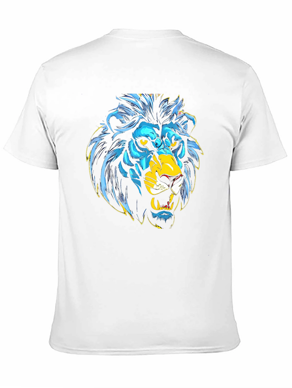 Lion Graphic Black T-Shirt - Bold Animal Print