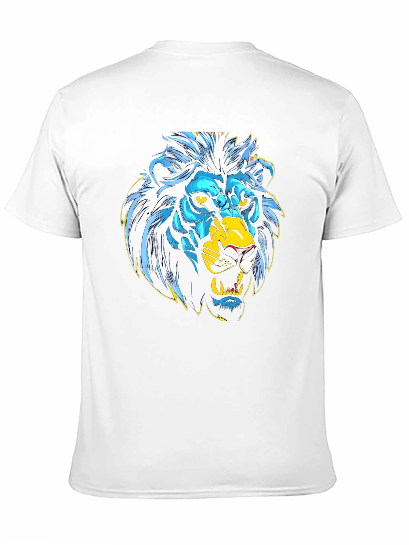 Lion Graphic Black T-Shirt - Bold Animal Print