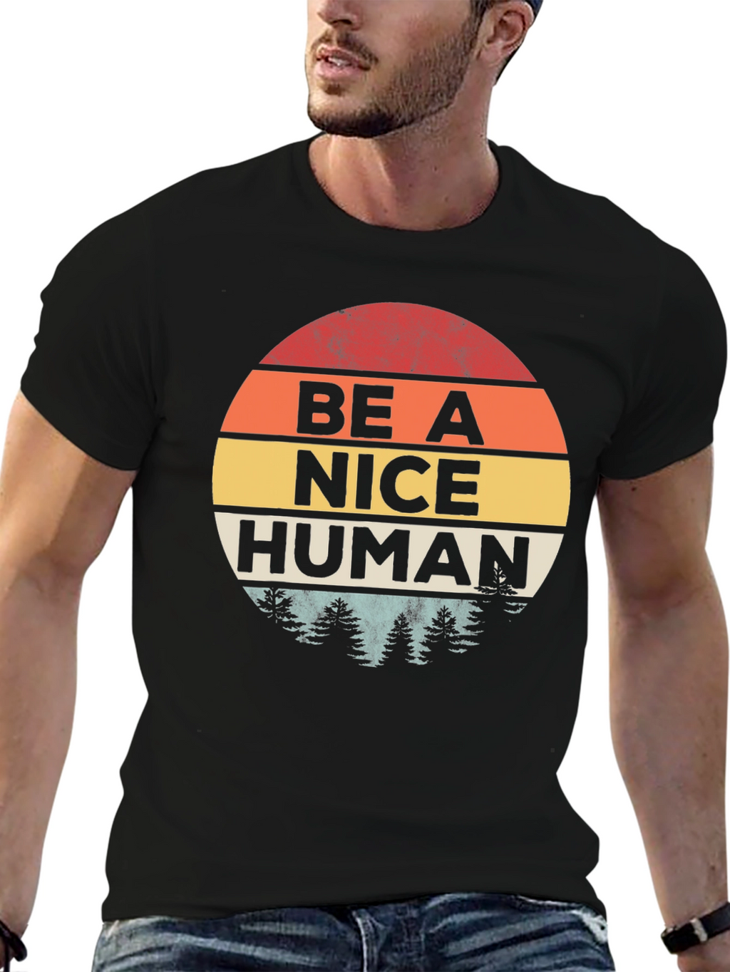 Be A Nice Human Graphic T-Shirt