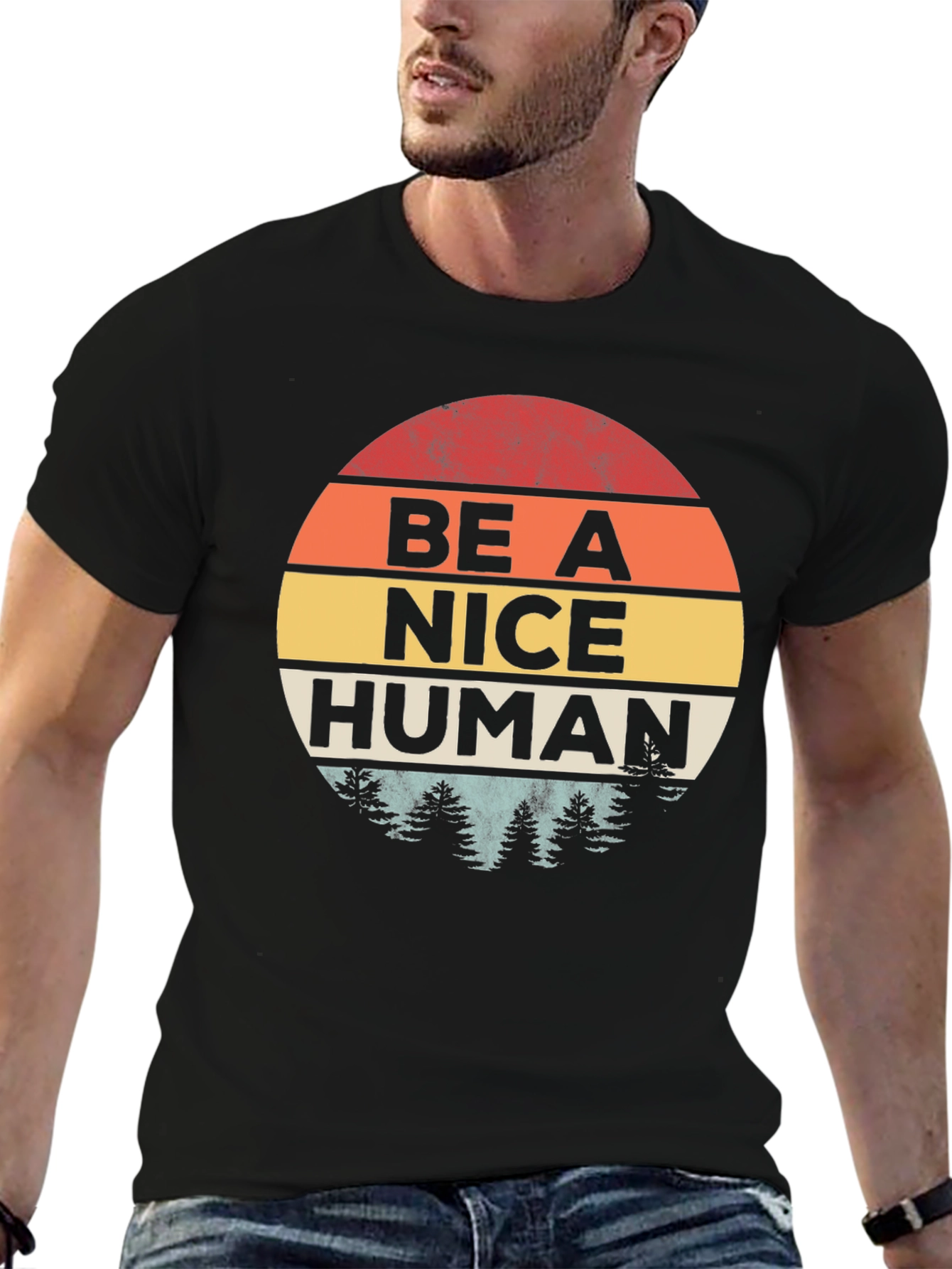 Be A Nice Human Graphic T-Shirt