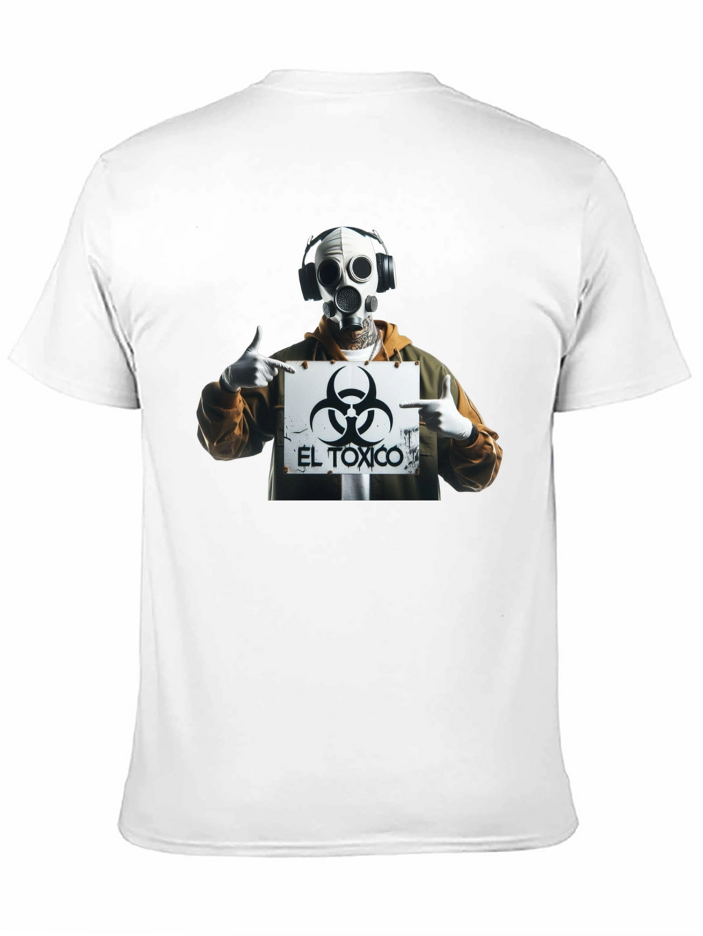 El Toxico Graphic Print Black T-Shirt