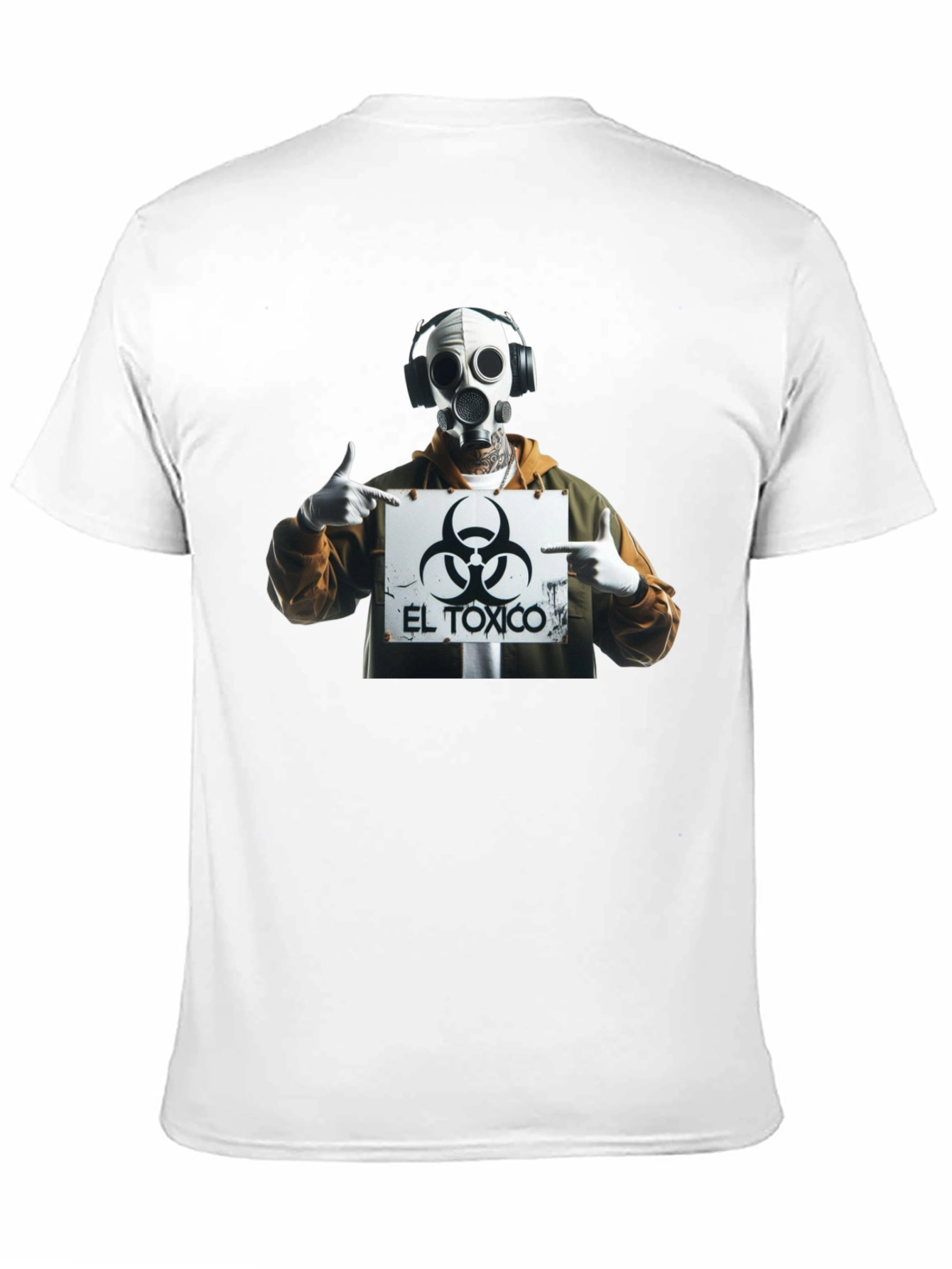 El Toxico Graphic Print Black T-Shirt