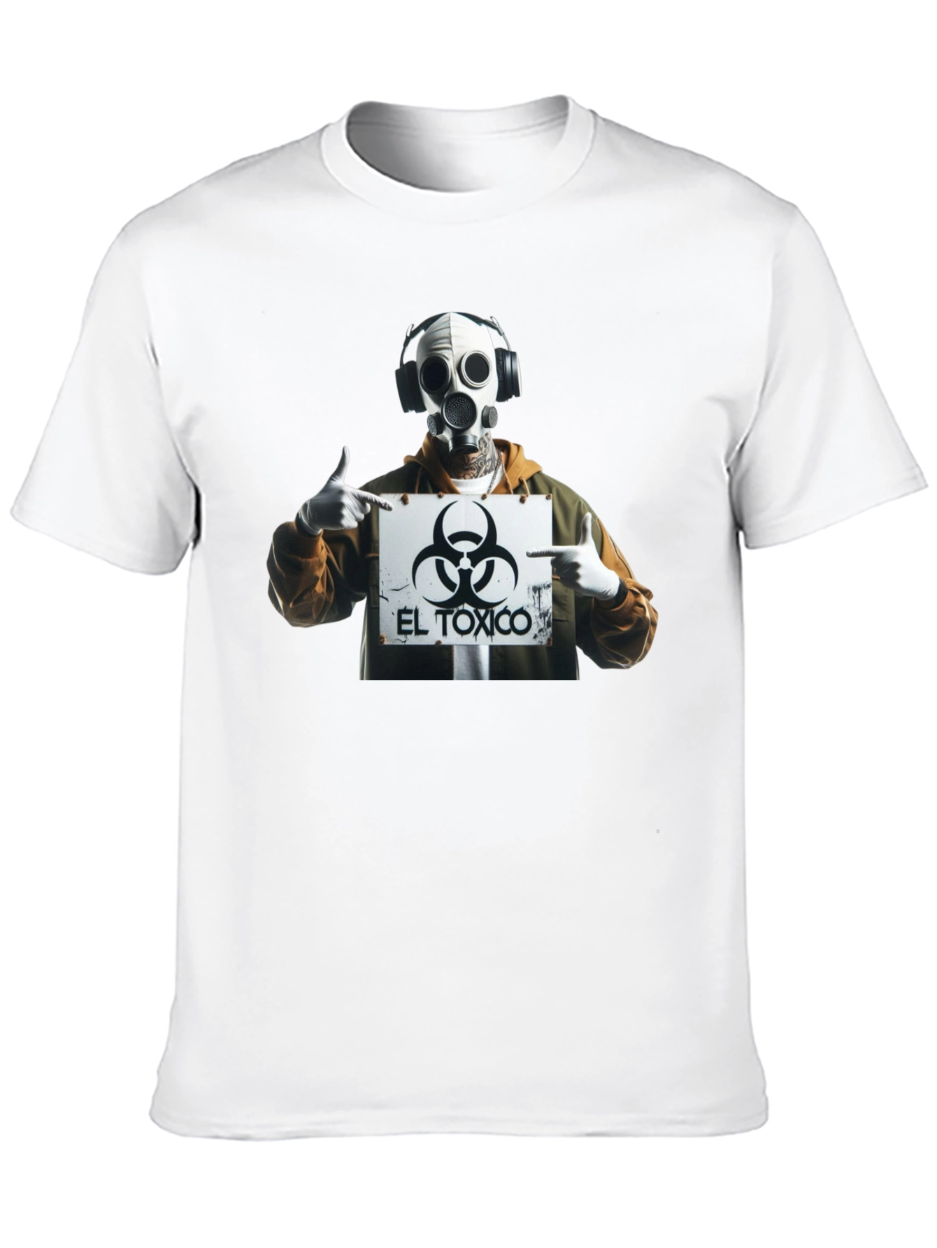 El Toxico Graphic Print Black T-Shirt