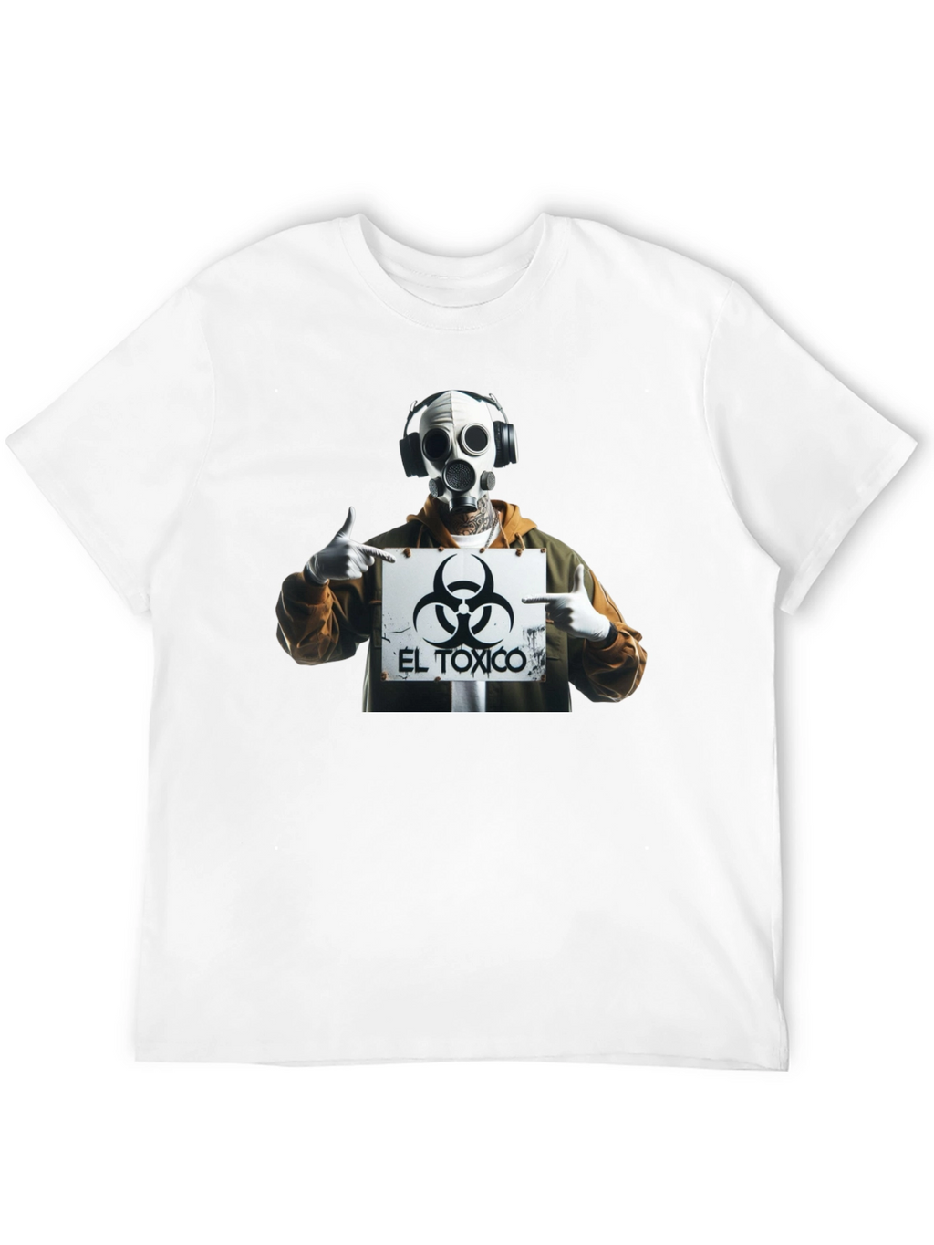 El Toxico Graphic Print Black T-Shirt
