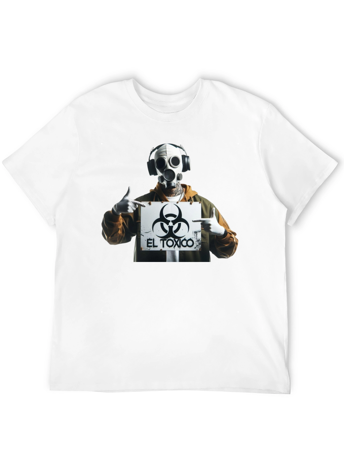 El Toxico Graphic Print Black T-Shirt