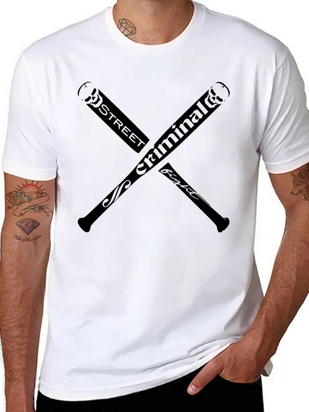 Street Criminal Fight T-Shirt - Black Graphic Tee