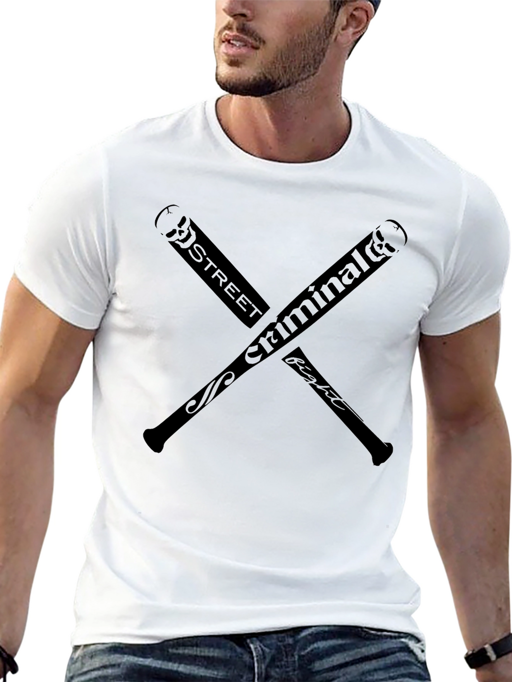 Street Criminal Fight T-Shirt - Black Graphic Tee