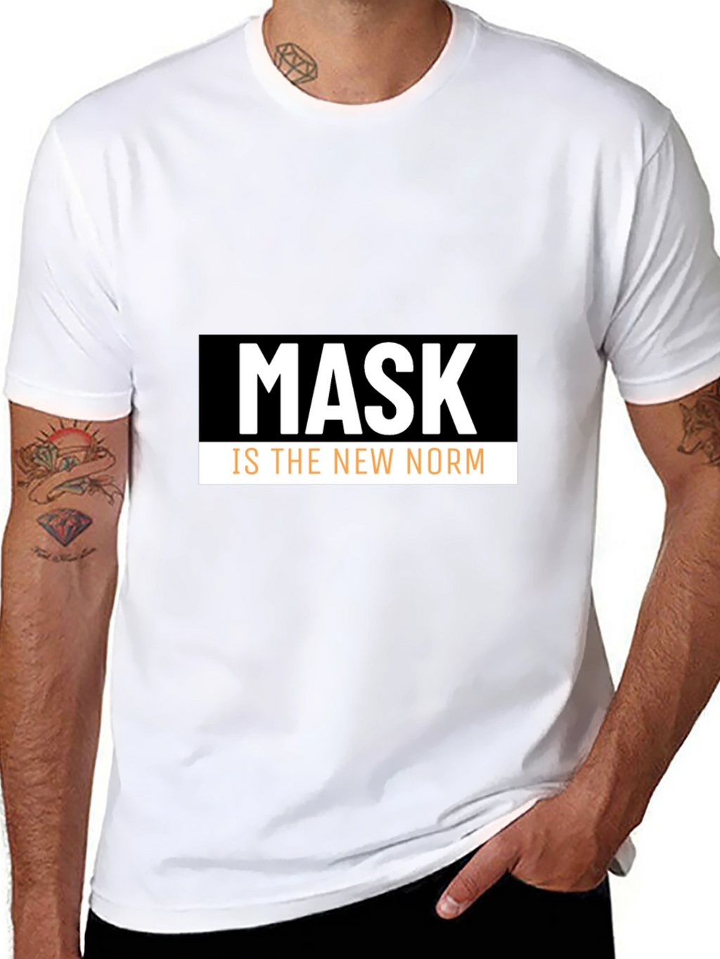 Mask Is The New Norm Black T-Shirt