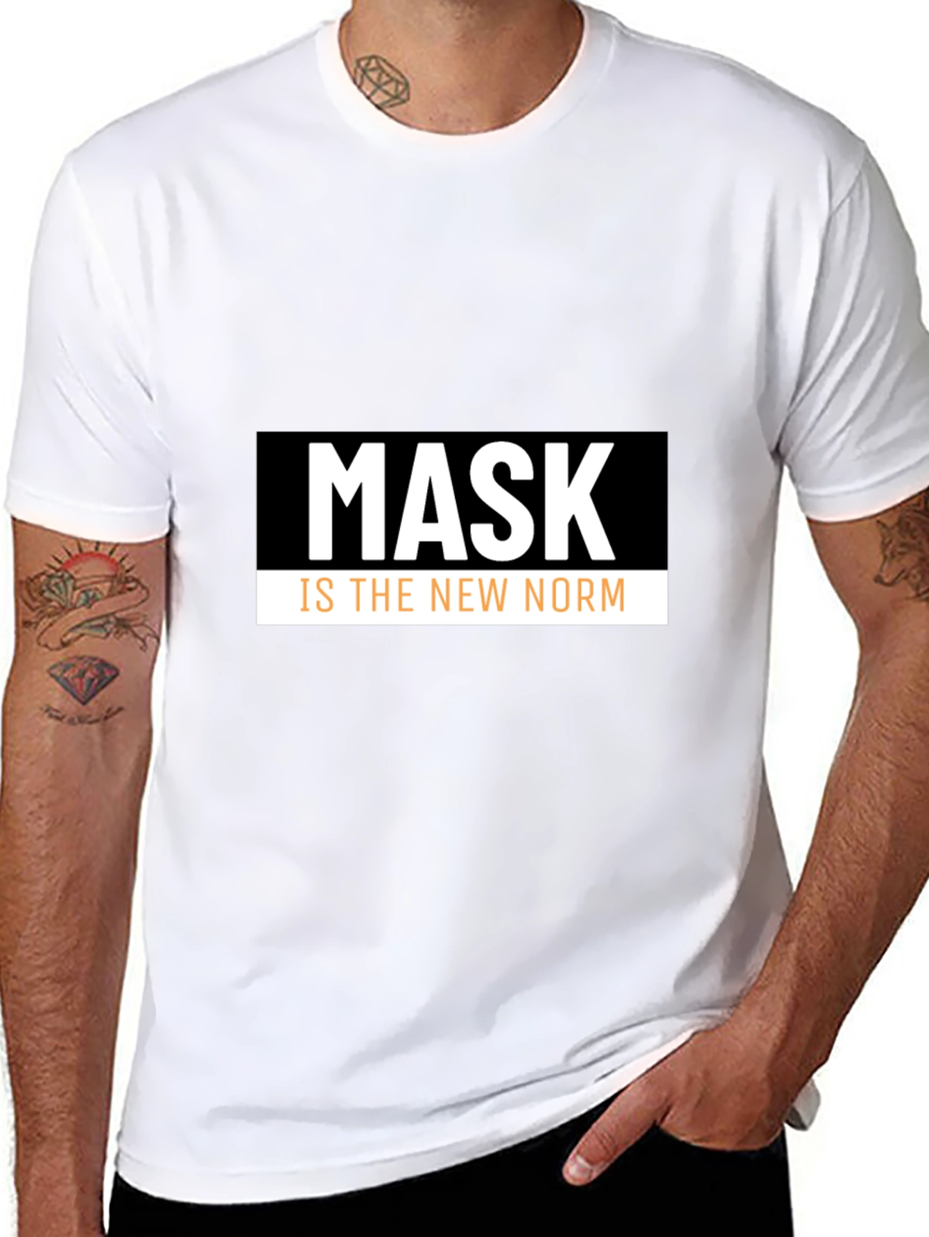 Mask Is The New Norm Black T-Shirt