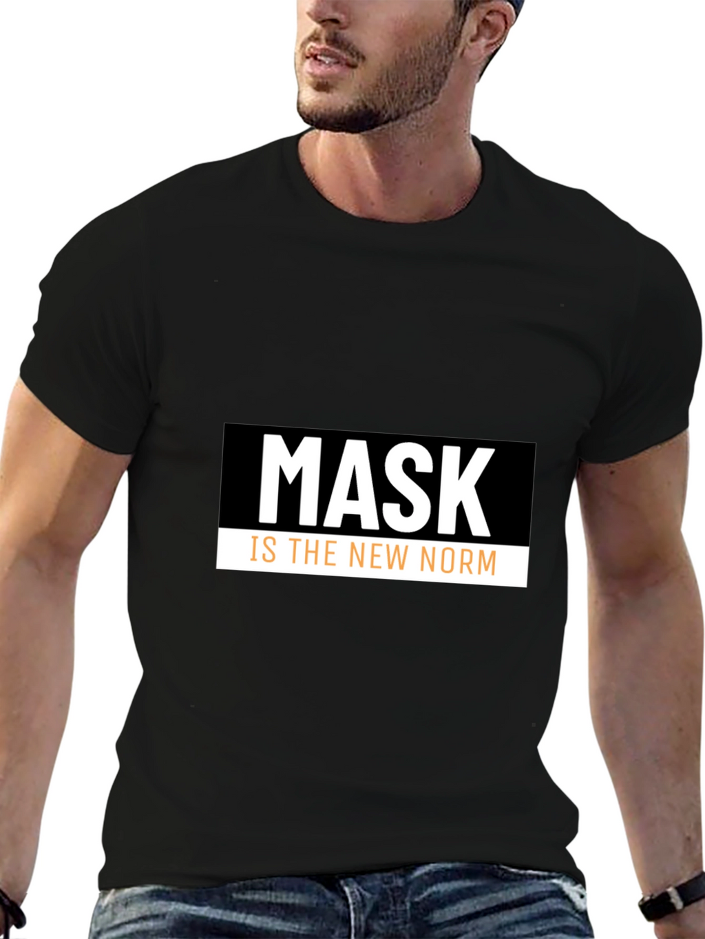 Mask Is The New Norm Black T-Shirt