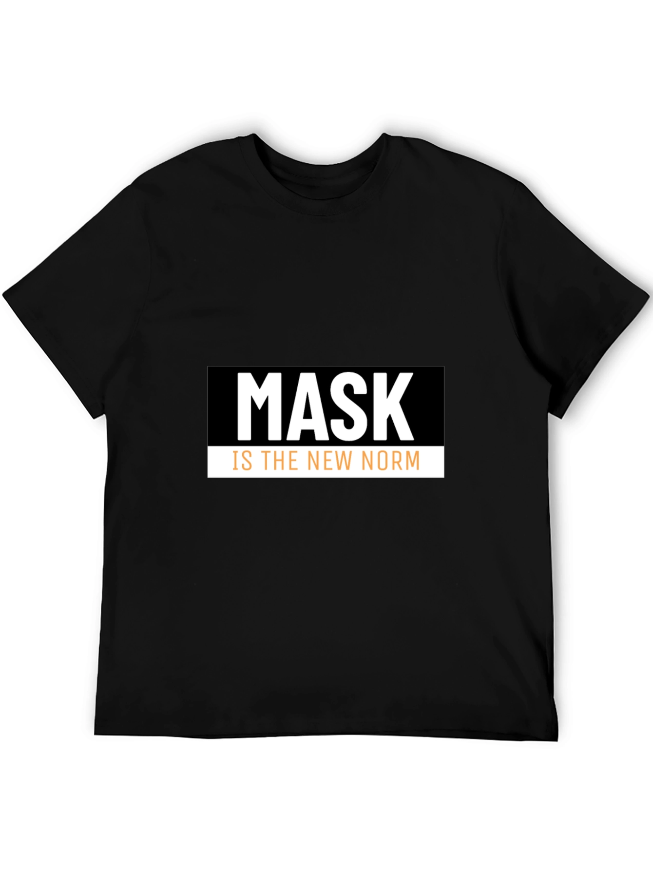 Mask Is The New Norm Black T-Shirt