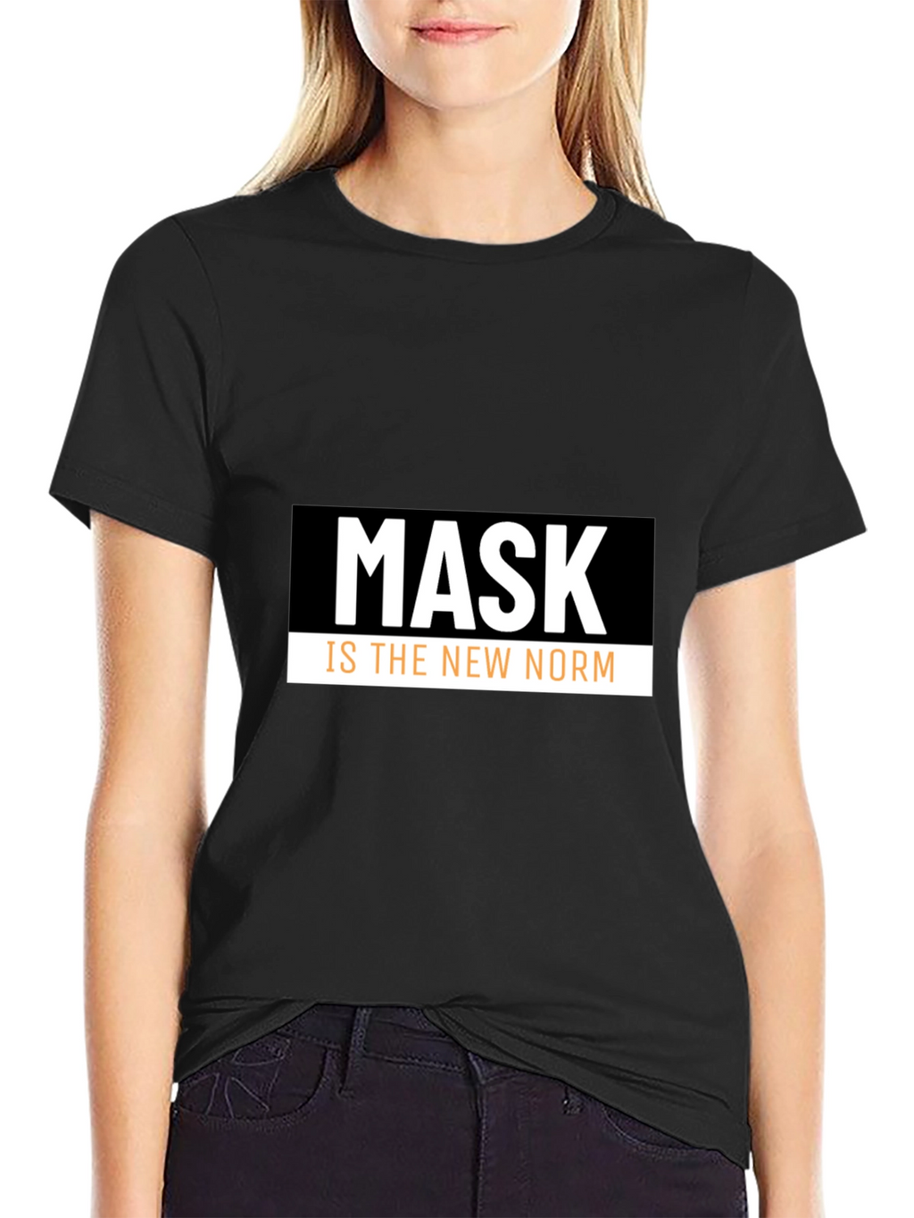 Mask Is The New Norm Black T-Shirt